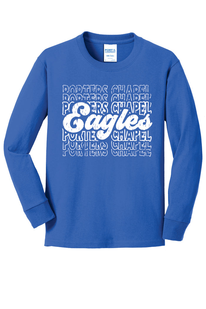PCA Distressed Long Sleeve TShirt #101
