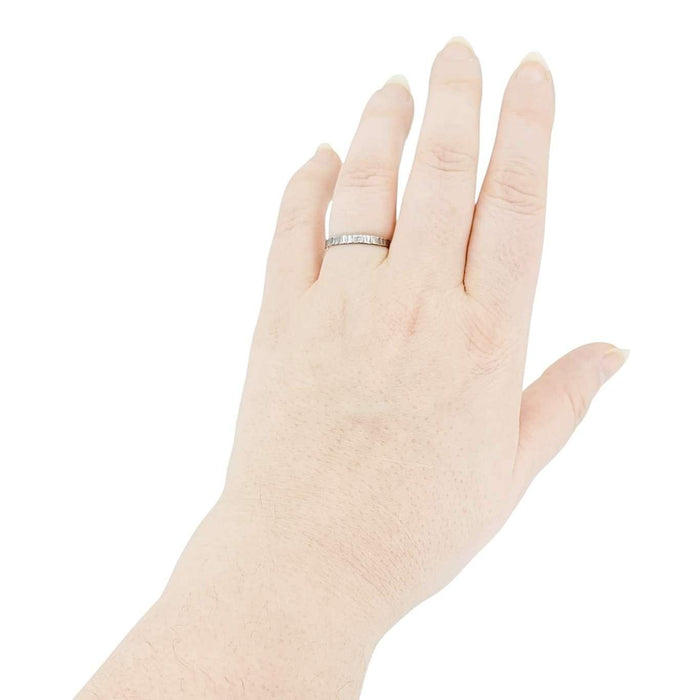 Ring - Sizes 7, 8 - Wood Grain Texture (Sterling Silver) by Taviametal