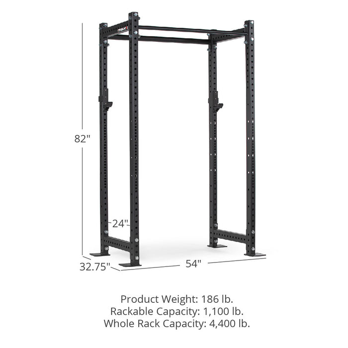 T-3 Series Power Rack | Black / No Weight Plate Holders