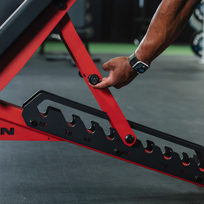 TITAN Series Adjustable Bench | Red
