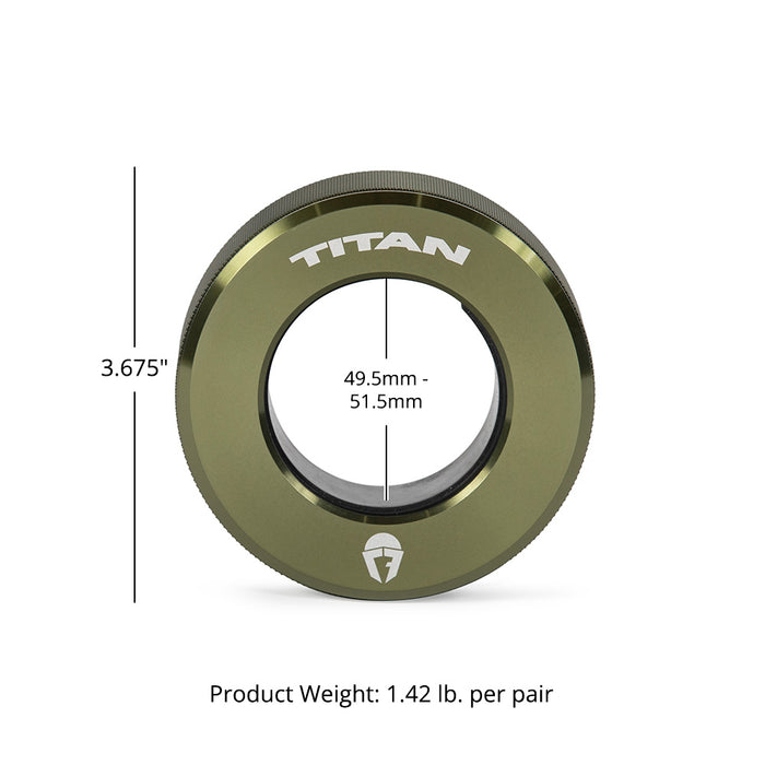 TwistLock™ Pro Barbell Collars | OD Green