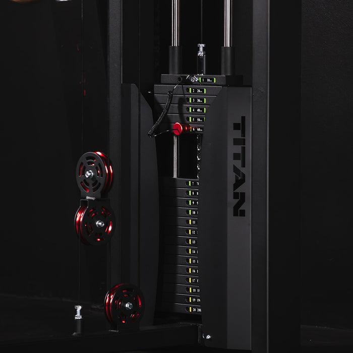 Selectorized Pec Fly and Reverse Delt Machine