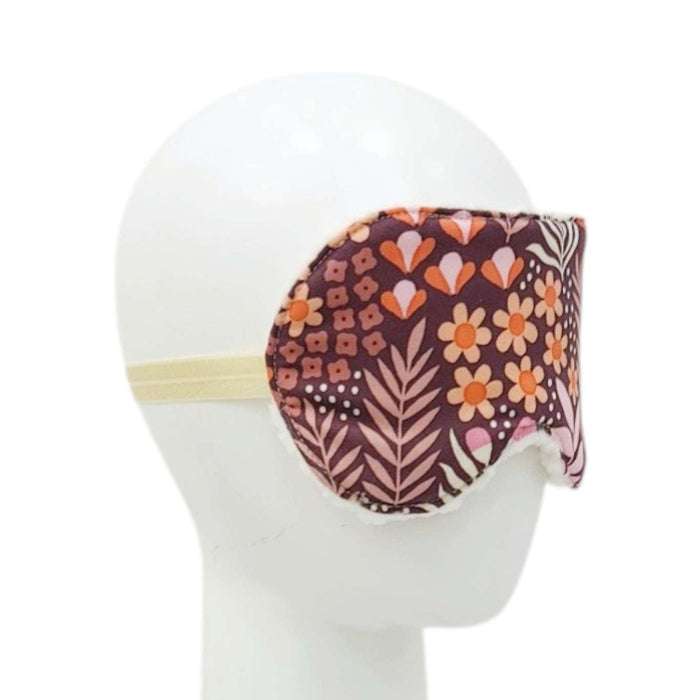 Sleep Mask - Heather + Bloom (Cream Sherpa) by Little Man Originals