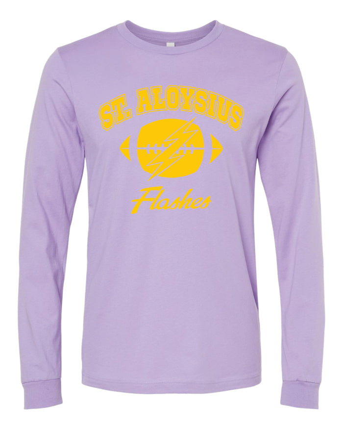 AS / Long Sleeve Dark Lavender - Bella+Canvas