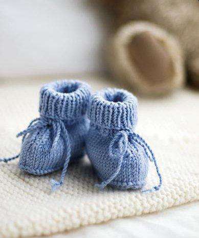 Stay-On Baby Booties by Churchmouse Yarns and Teas-Patterns-Churchmouse Yarns-Alpaca Direct