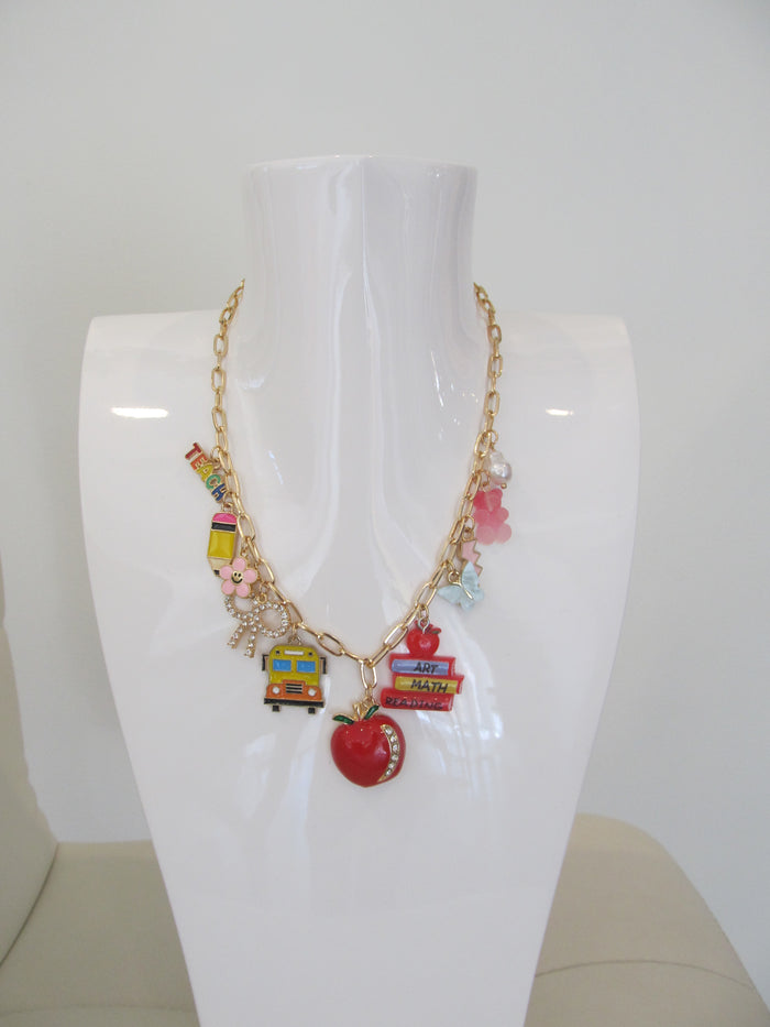 Teacher Charm Necklace