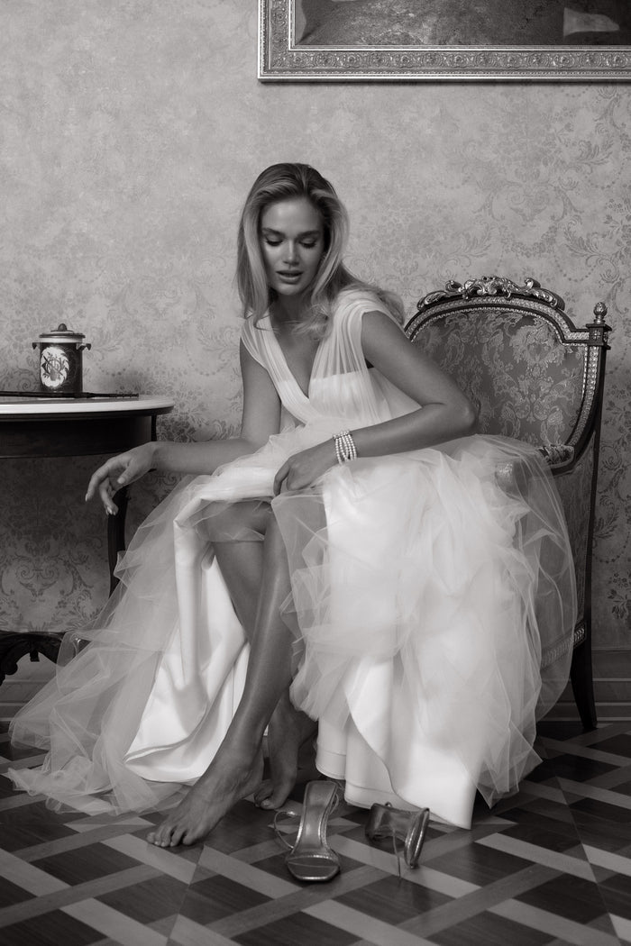 Tulle A-line Classy Wedding Dress Lisbeth