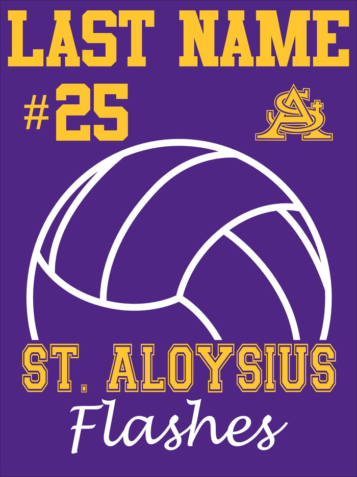VCS Volleyball Yard Sign