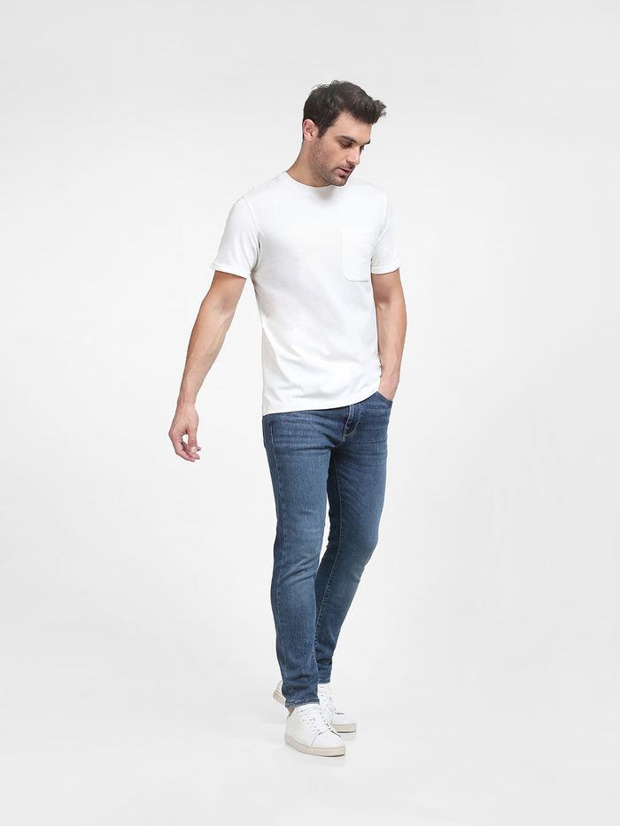 White Organic Cotton Crew Neck T-Shirt