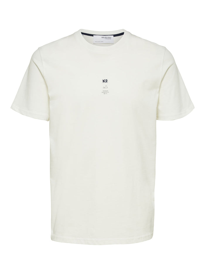 White Organic Cotton Crew Neck T-Shirt
