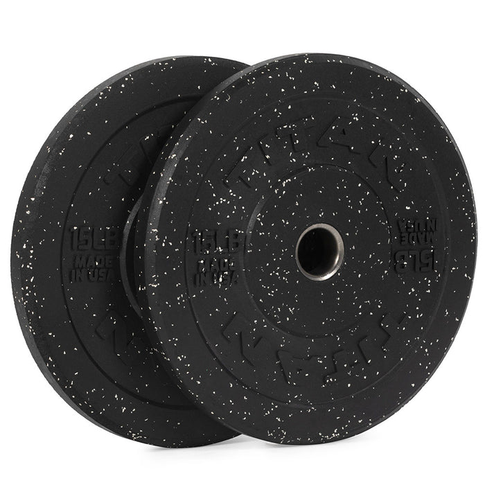 15 LB Pair Crumb Rubber Bumper Plates