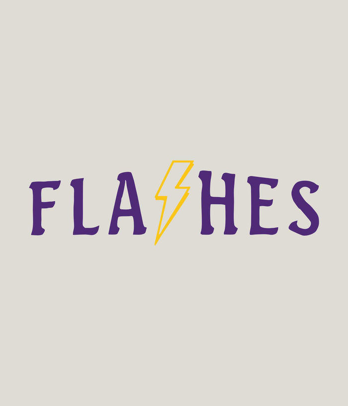 #18 Flashes with Lightning Bolt Tee