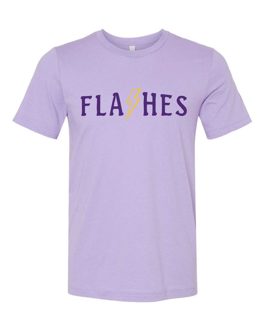 #18 Flashes with Lightning Bolt Tee