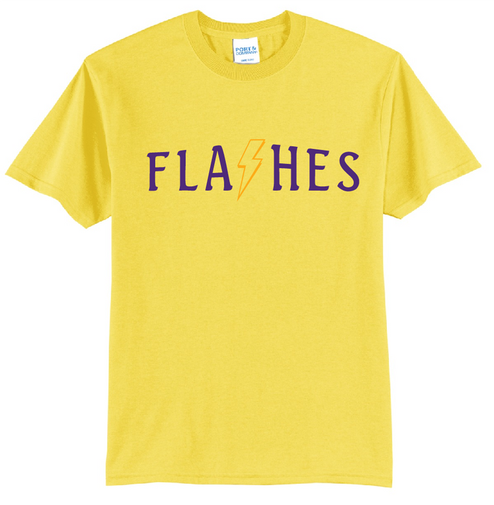 #18 Flashes with Lightning Bolt Tee