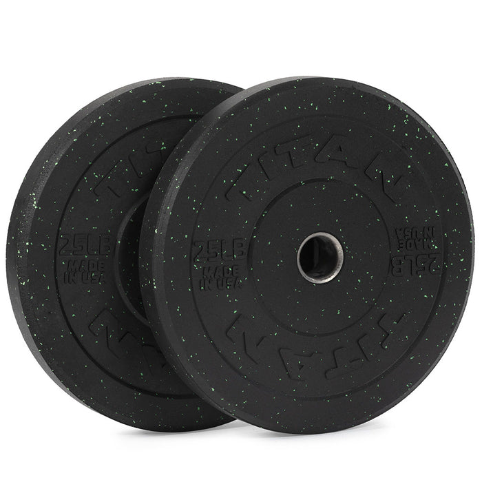 25 LB Pair Crumb Rubber Bumper Plates