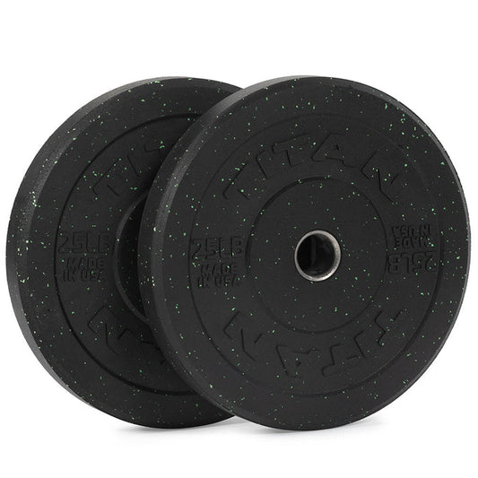 25 LB Pair Crumb Rubber Bumper Plates