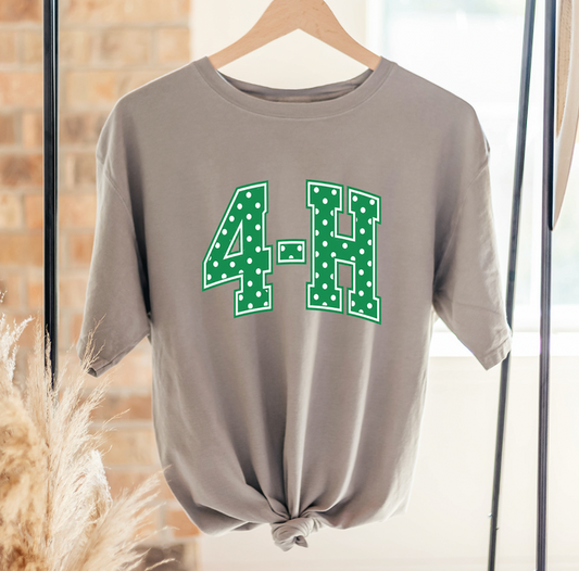 4-H Polka Dot– Comfort Colors T-Shirt