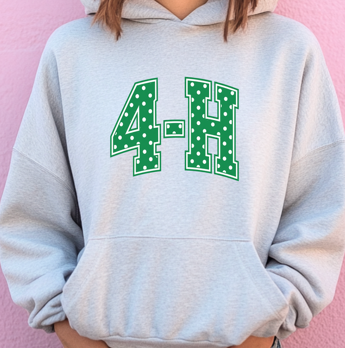 4-H Polka Dot– Hoodie