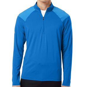 Adidas Shoulder Stripe Quarter-Zip Pullover