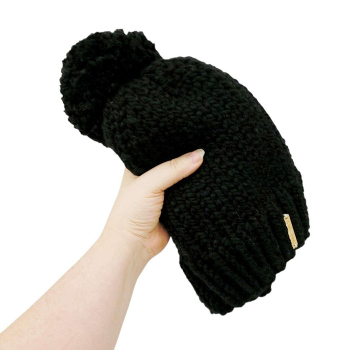 Adult Hat - The Basic Beanie (Black) by Charlie & Luna Co.
