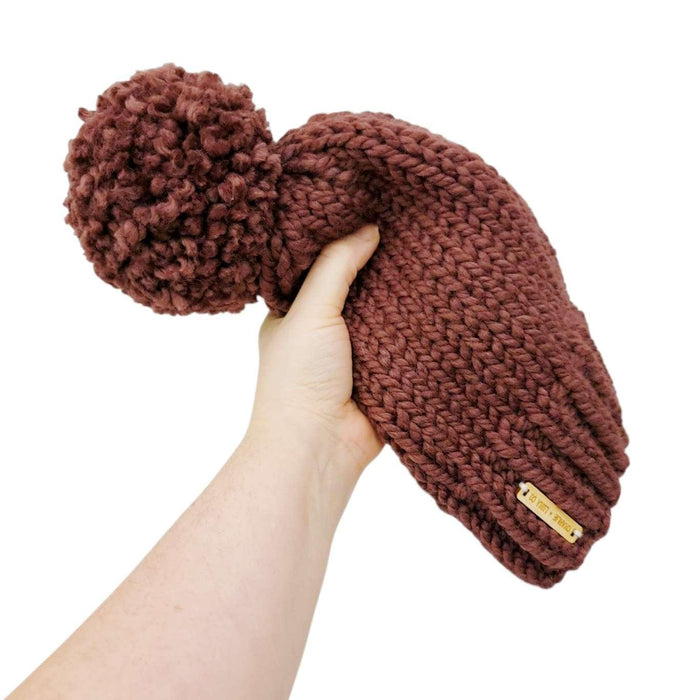 Adult Hat - The Basic Beanie (Fig) by Charlie & Luna Co.