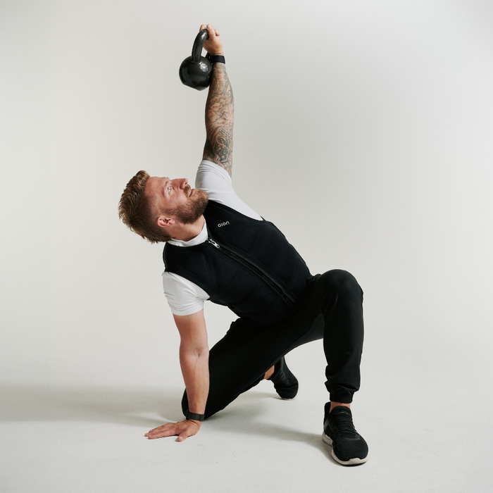Aion Men's Workout Vest | Black