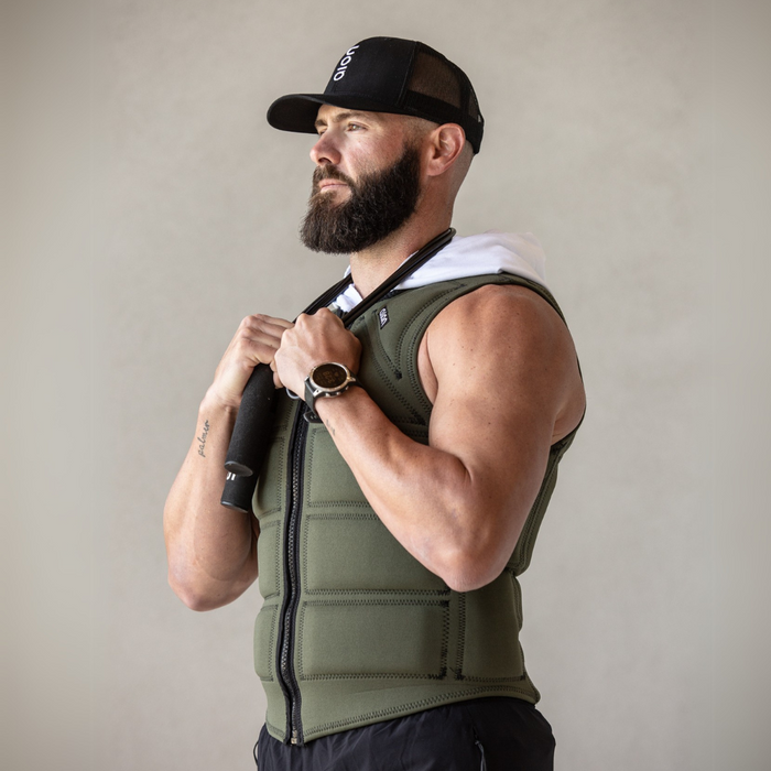 Aion Men's Workout Vest | Green