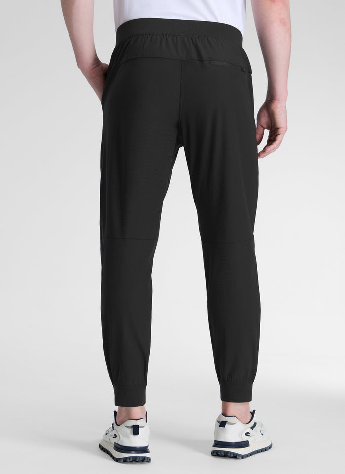 CRZ YOGA Man's  All-Day Comfy Golf Pocket Slim Fit Pant 28" Black