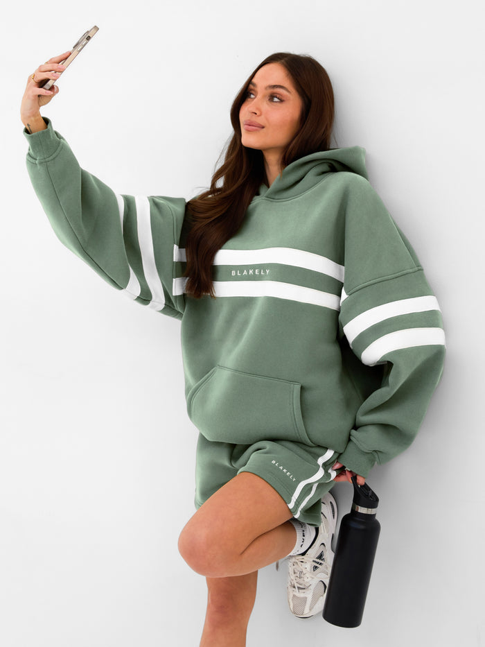 Amber Oversized Hoodie - Green