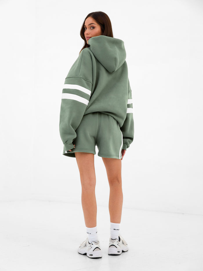 Amber Oversized Hoodie - Green