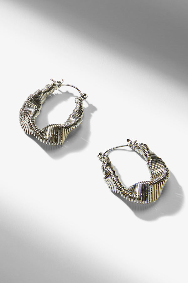 packshot image of the amy earrings in silver | Exclude | Grid | Still