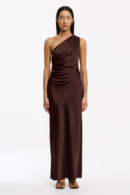 Angela One Shoulder Maxi Dress