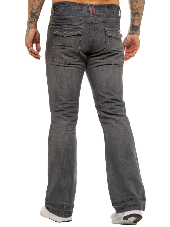 A31 - A42 Men's Classic Boot Cut Denim Jeans | APT Designer Menswear APT RAWDENIM