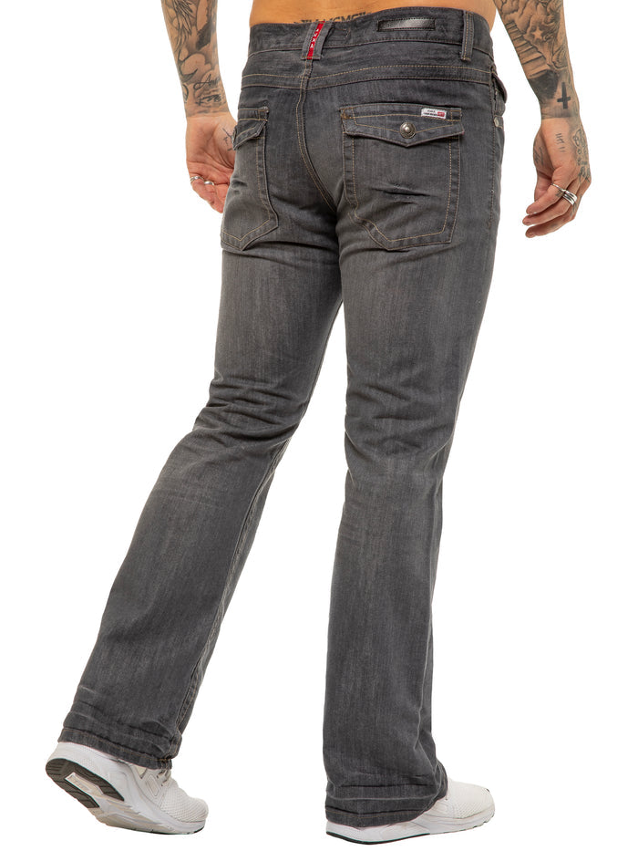 A31 - A42 Men's Classic Boot Cut Denim Jeans | APT Designer Menswear APT RAWDENIM