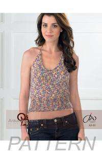 Araucania Yarns Nuble Neck-tied Top PATTERN ONLY-Patterns-Knitting Fever-Alpaca Direct