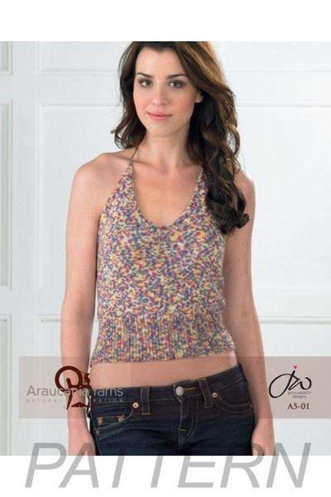 Araucania Yarns Nuble Neck-tied Top PATTERN ONLY-Patterns-Knitting Fever-Alpaca Direct