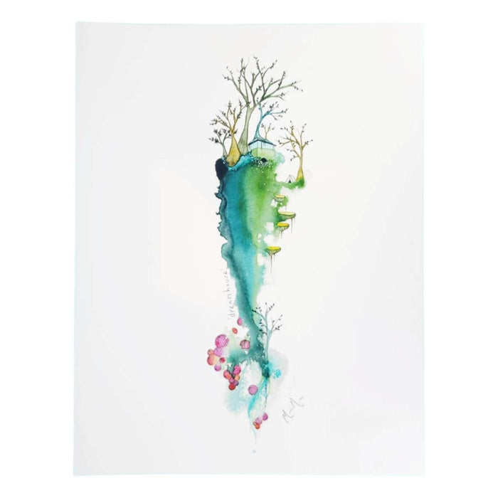 Art Print -  8.5 x11 Dreamhouse Art Print by Melissa Moss Art
