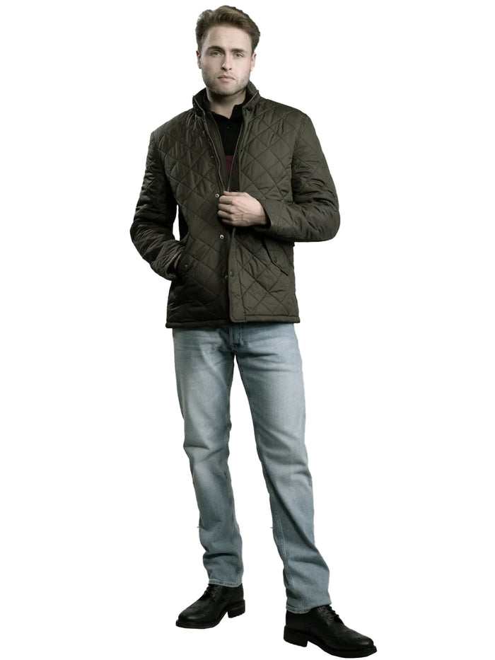 BARBOUR_JKT_POWEL Barbour | Mens Powell Jacket RAWDENIM RAWDENIM