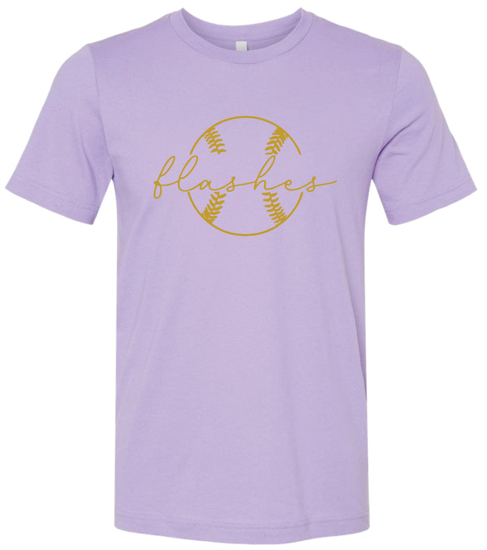 Baseball Glitter Tee #22