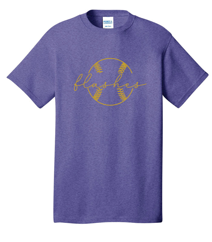 Baseball Glitter Tee #22