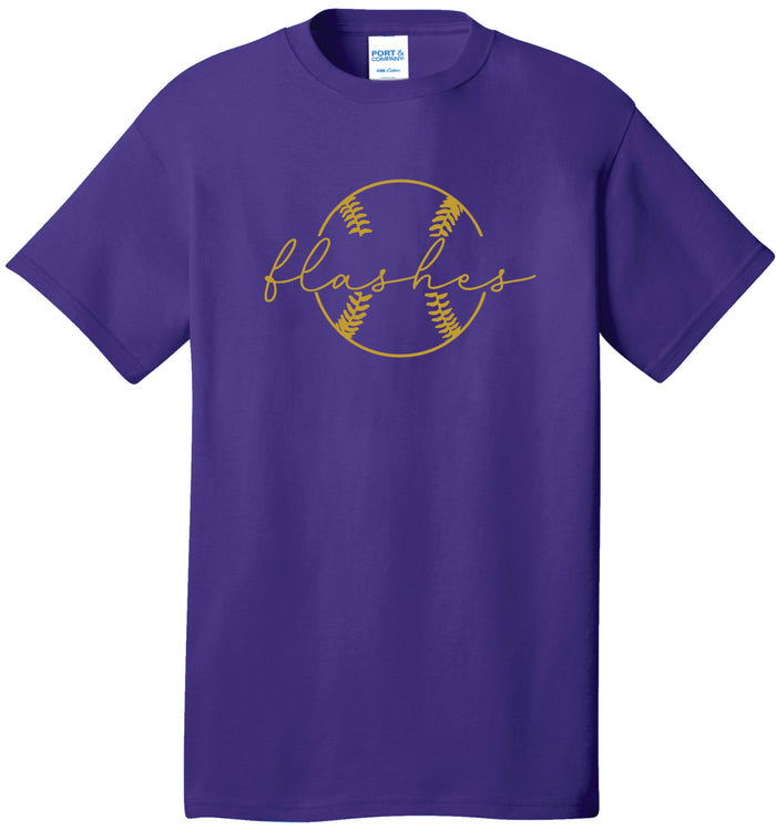 Baseball Glitter Tee #22