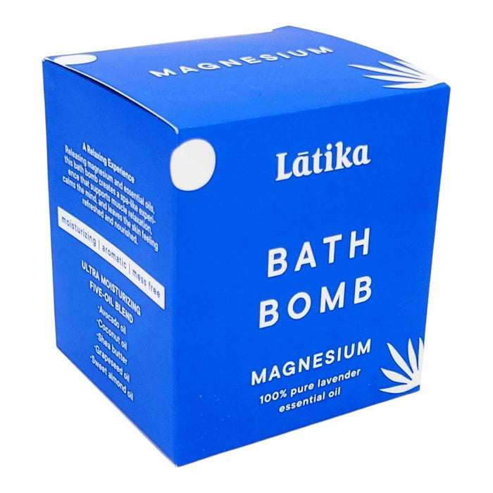 Bath Bomb - Magnesium (Lavender) by Latika Beauty