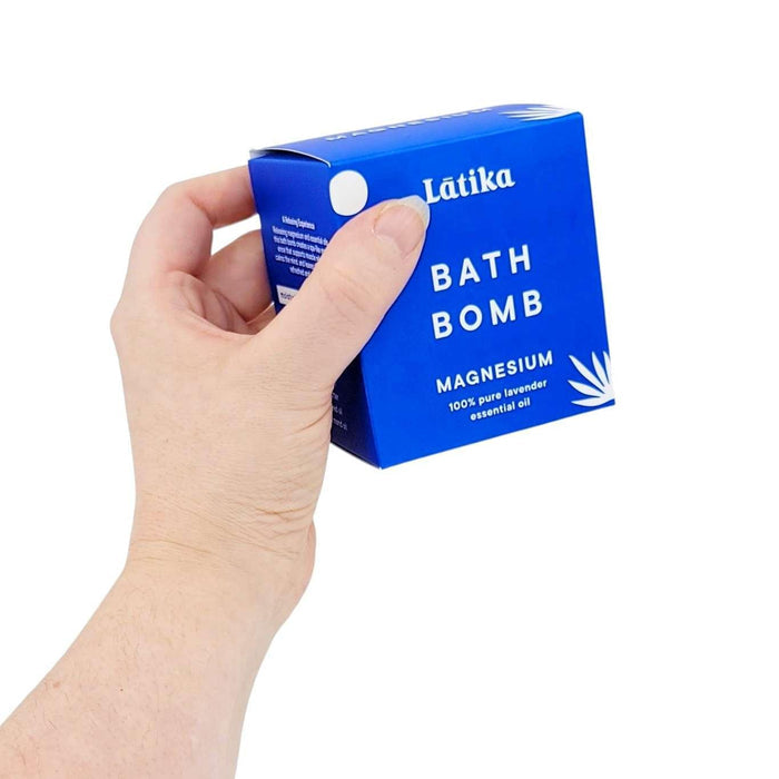 Bath Bomb - Magnesium (Lavender) by Latika Beauty