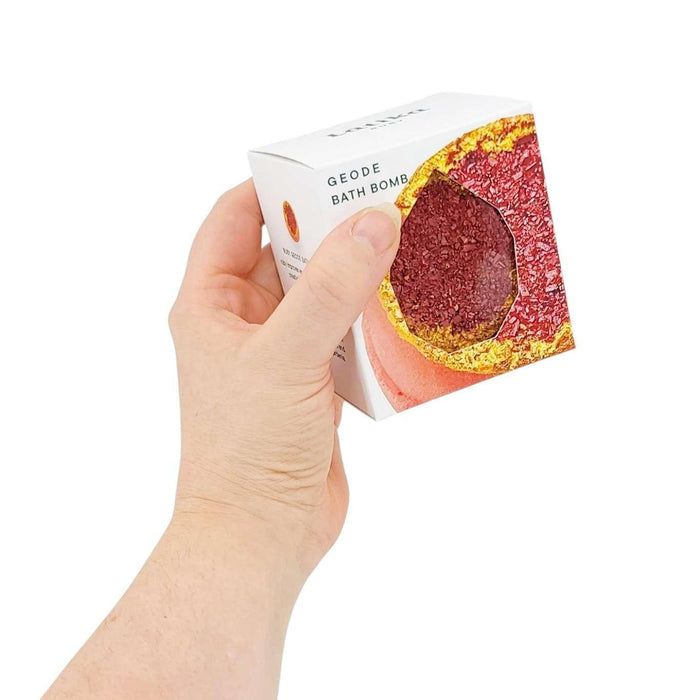Bath Bomb - Ruby Geode by Latika Beauty