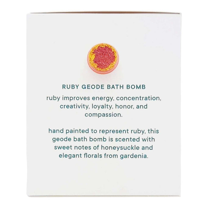 Bath Bomb - Ruby Geode by Latika Beauty