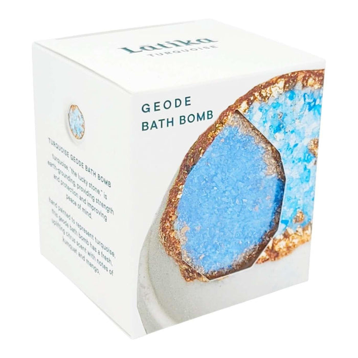 Bath Bomb - Turquoise Geode by Latika Beauty