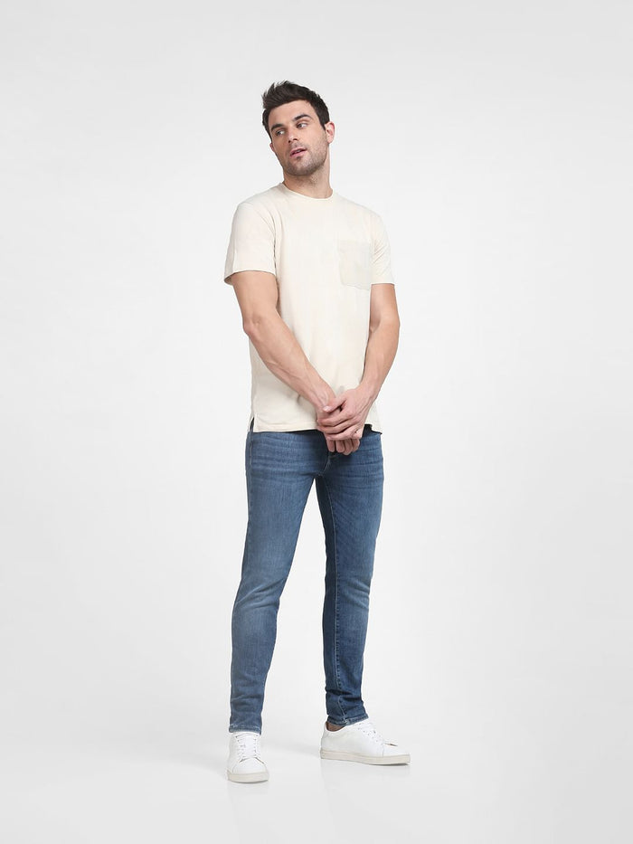 Beige Organic Cotton T-Shirt