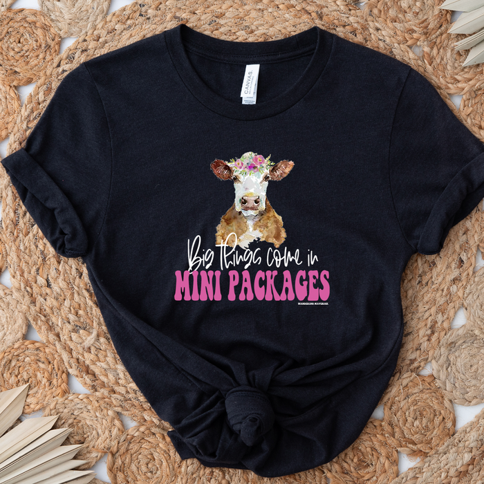Big Things Come In Mini Packages- Bella Canvas T-Shirt