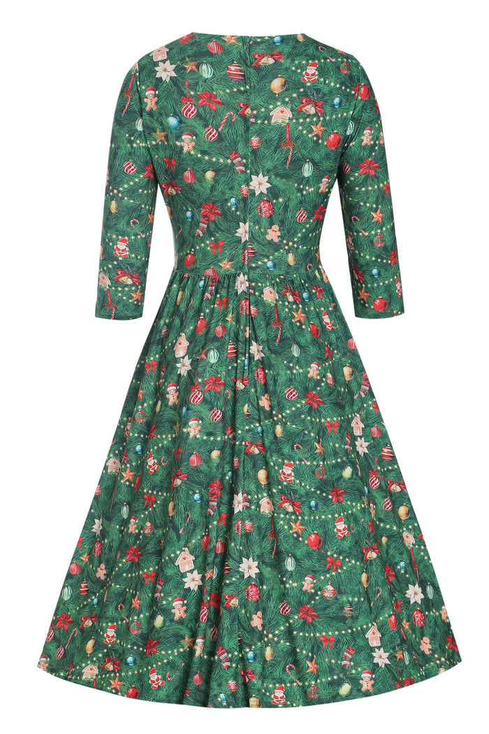 Billie Dress in Christmas Tree