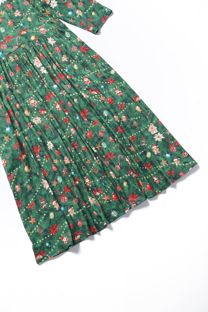 Billie Dress in Christmas Tree